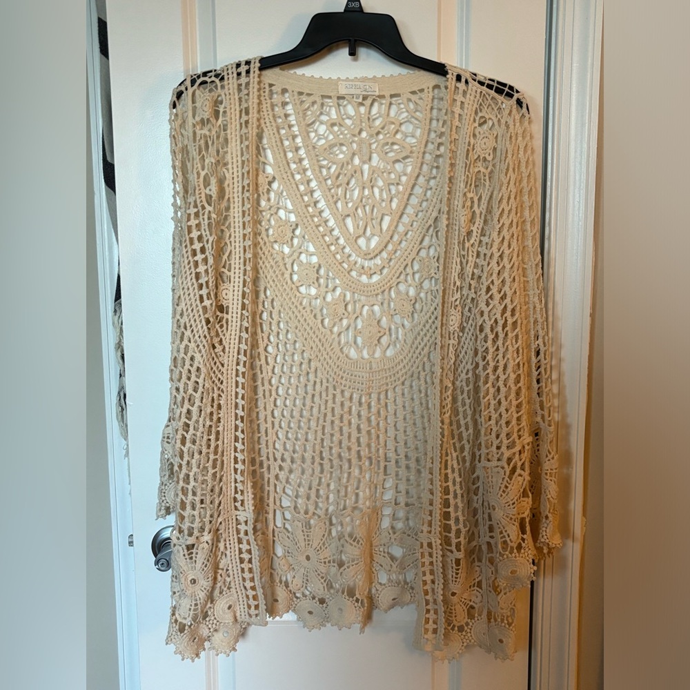 Crochet swim cover up